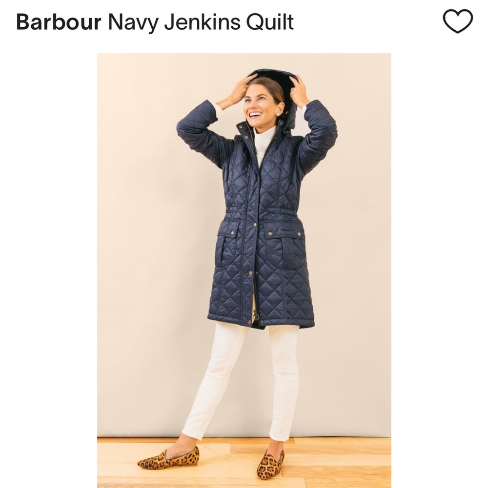 NWOT Barbour Quilted Jenkins Jacket